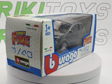 Fiat 500 C Burago 1/43 Grigio 2020 - RikiToys - Burago#