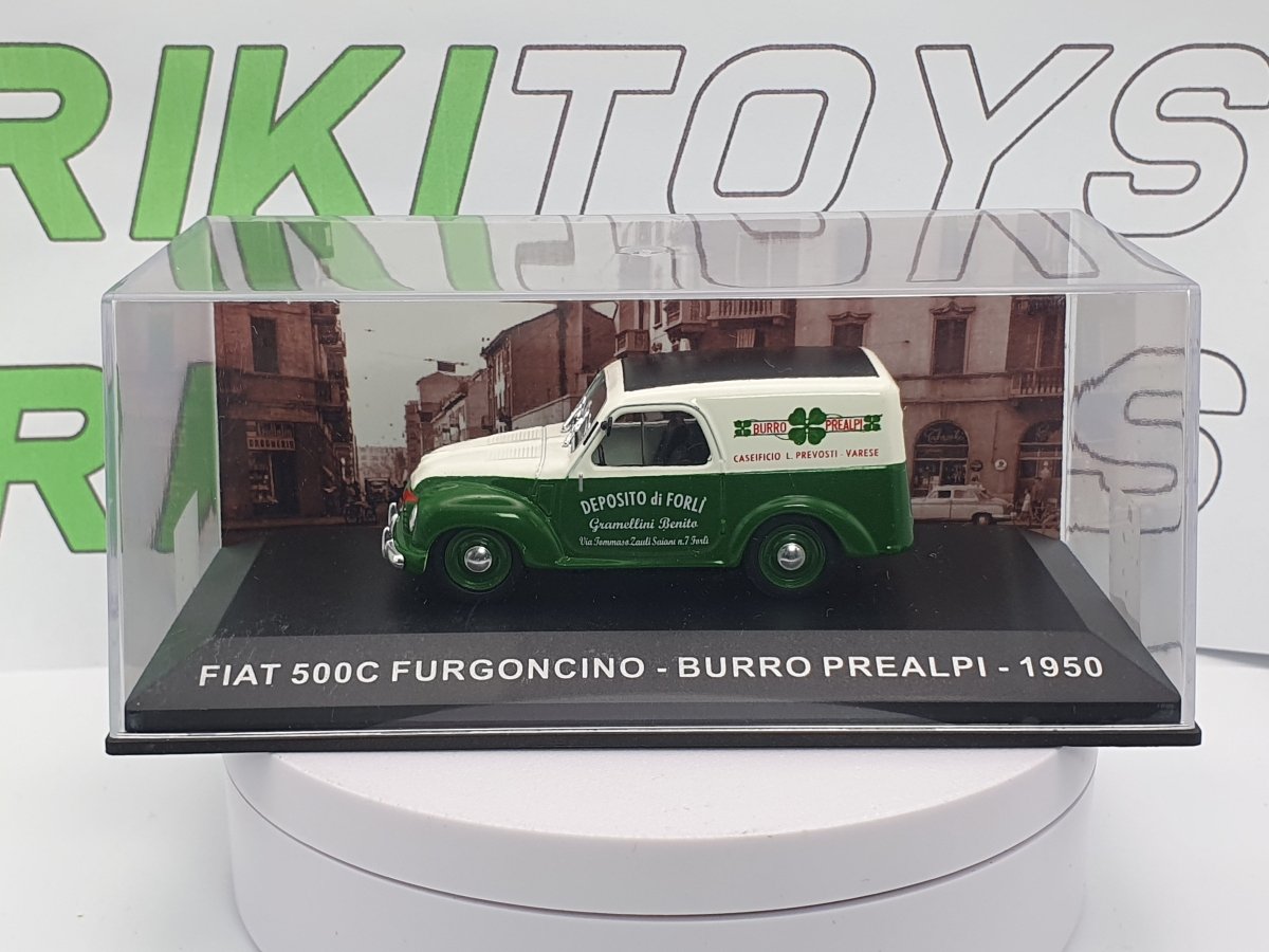 Fiat 500 C Furgonato Prealpi 1950 Edicola 1/43 - RikiToys - Edicola#