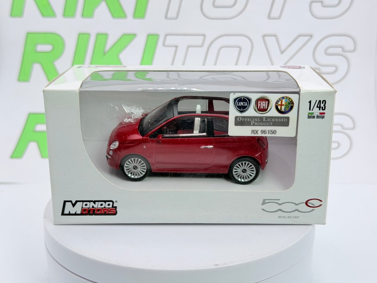 Fiat 500 C Mondo Motors 1/43 Rosso - RikiToys - Mondo Motors