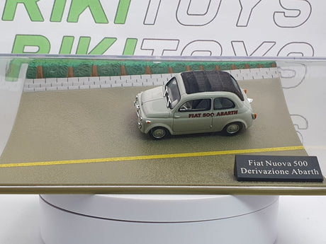 Fiat 500 derivata Abarth Universal Hobbies 1/43 Grigio 1958 - RikiToys - Universal Hobbies