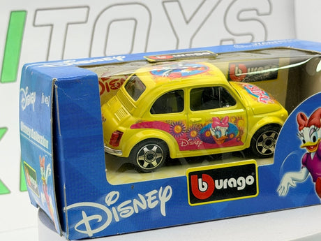 Fiat 500 F Daisy Burago 1/43 Giallo - RikiToys - Burago