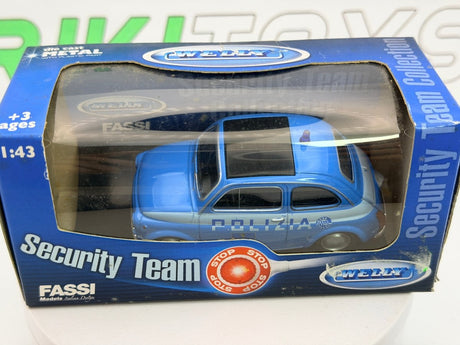 Fiat 500 F Welly 1/40 Azzurro 1965 - RikiToys - Welly