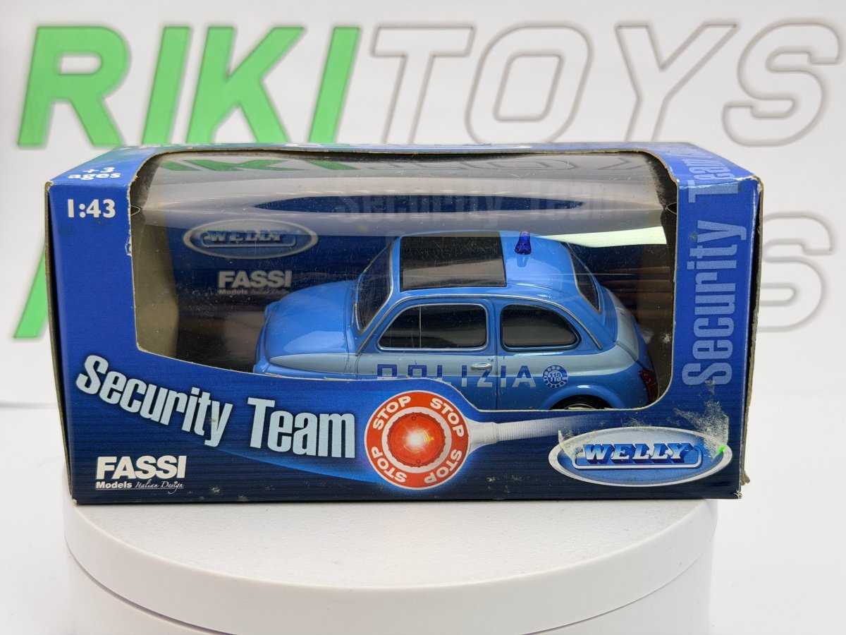 Fiat 500 F Welly 1/40 Azzurro 1965 - RikiToys - Welly