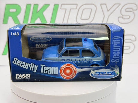 Fiat 500 F Welly 1/40 Azzurro 1965 - RikiToys - Welly