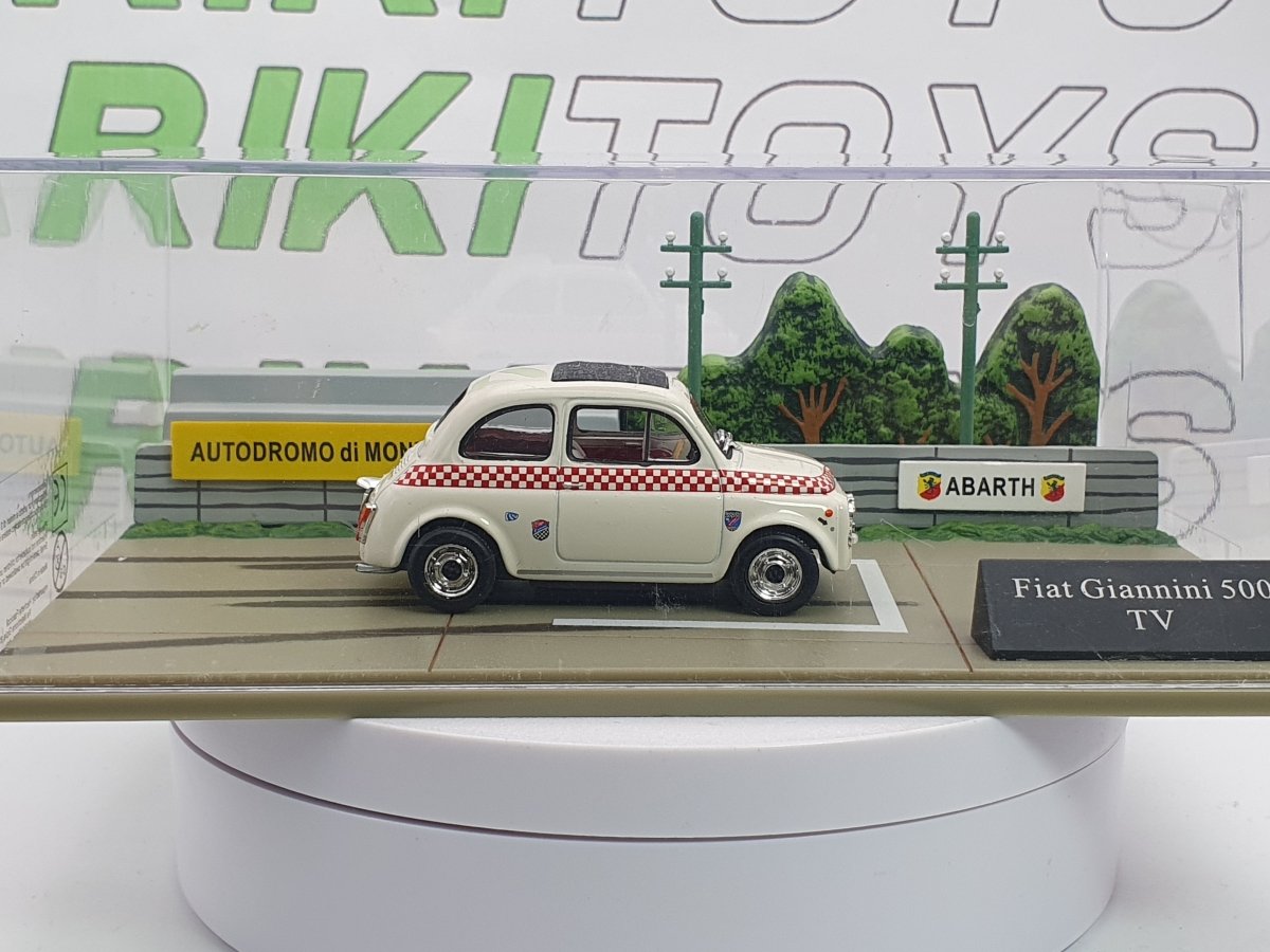 Fiat 500 Giannini TV Universal Hobbies 1/43 Avorio - RikiToys - Universal Hobbies