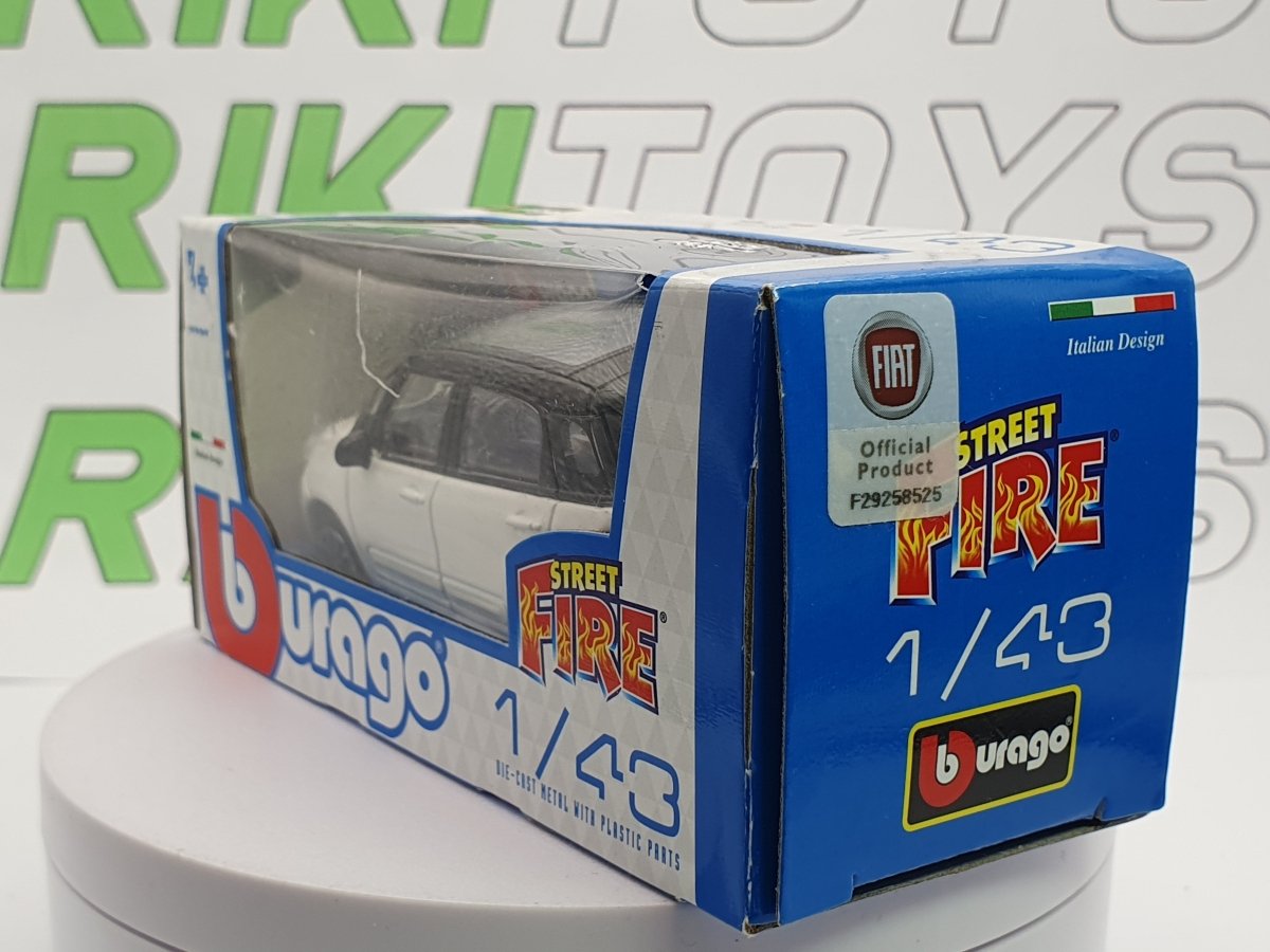Fiat 500 L Burago 1/43 Bianco 2012 - RikiToys - Burago#