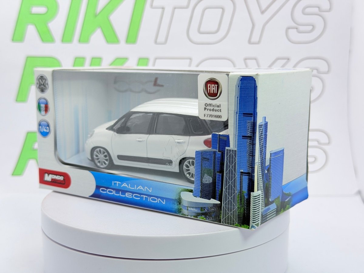 Fiat 500 L Mondo Motors 1/43 Bianco - RikiToys - Mondo Motors