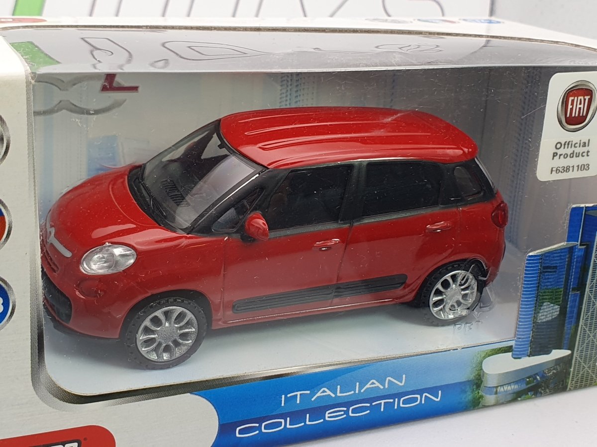 Fiat 500 L Mondo Motors 1/43 Rosso 2012 - RikiToys - Mondo Motors