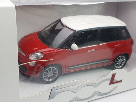 Fiat 500 L MondoMotors 1/43 Rosso 2012 - RikiToys - MondoMotors