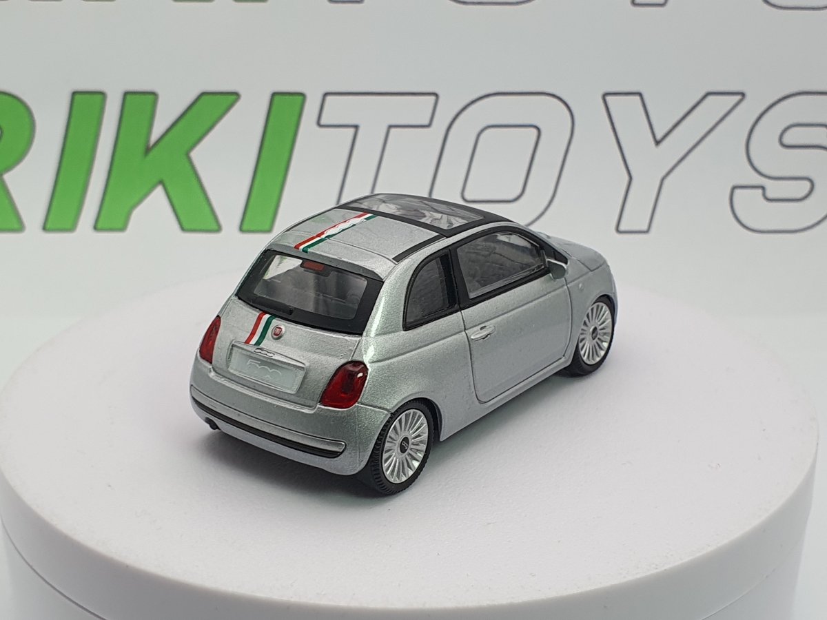 Fiat 500 Mondo Motors 1/43 Argento 2007 - RikiToys - Mondo Motors#