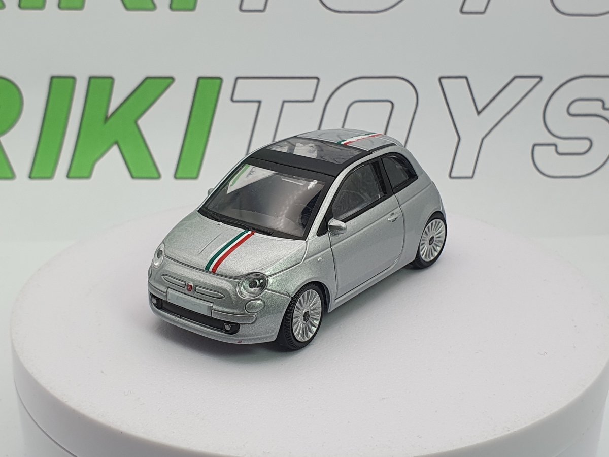 Fiat 500 Mondo Motors 1/43 Argento 2007 - RikiToys - Mondo Motors#