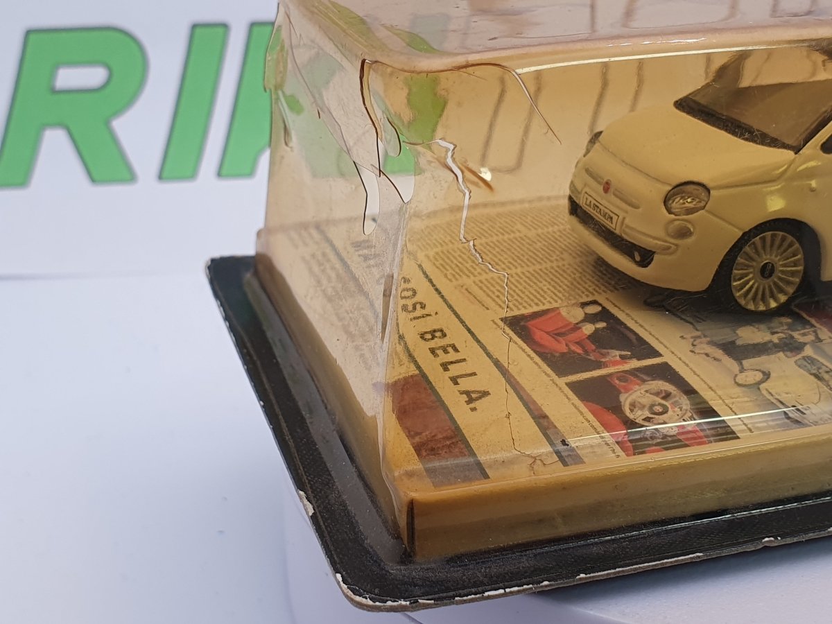 Fiat 500 Mondo Motors 1/43 Bianco 2007 - RikiToys - Mondo Motors
