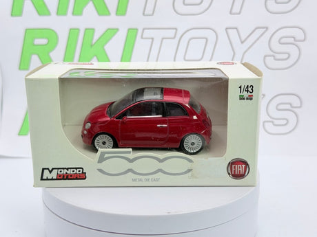 Fiat 500 Mondo Motors 1/43 Rosso 2007 - RikiToys - Mondo Motors#