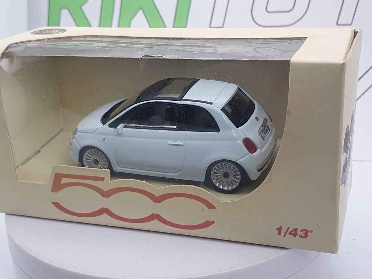 Fiat 500 MondoMotors 1/43 Azzurro chiaro 2007 - RikiToys - MondoMotors