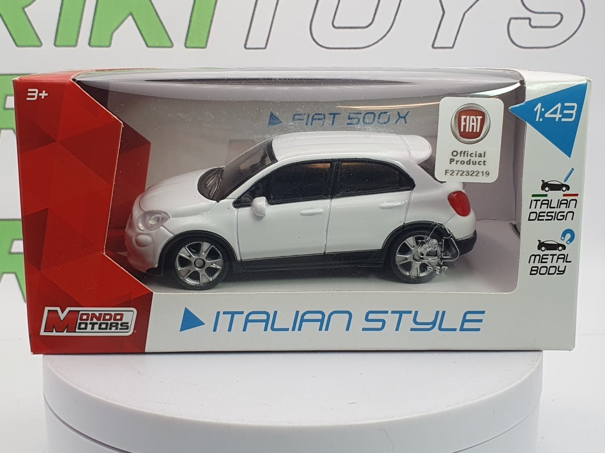 Fiat 500 X MondoMotors 1/43 Bianco 2014 - RikiToys - MondoMotors