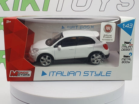 Fiat 500 X MondoMotors 1/43 Bianco 2014 - RikiToys - MondoMotors