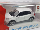 Fiat 500 X MondoMotors 1/43 Bianco 2014 - RikiToys - MondoMotors