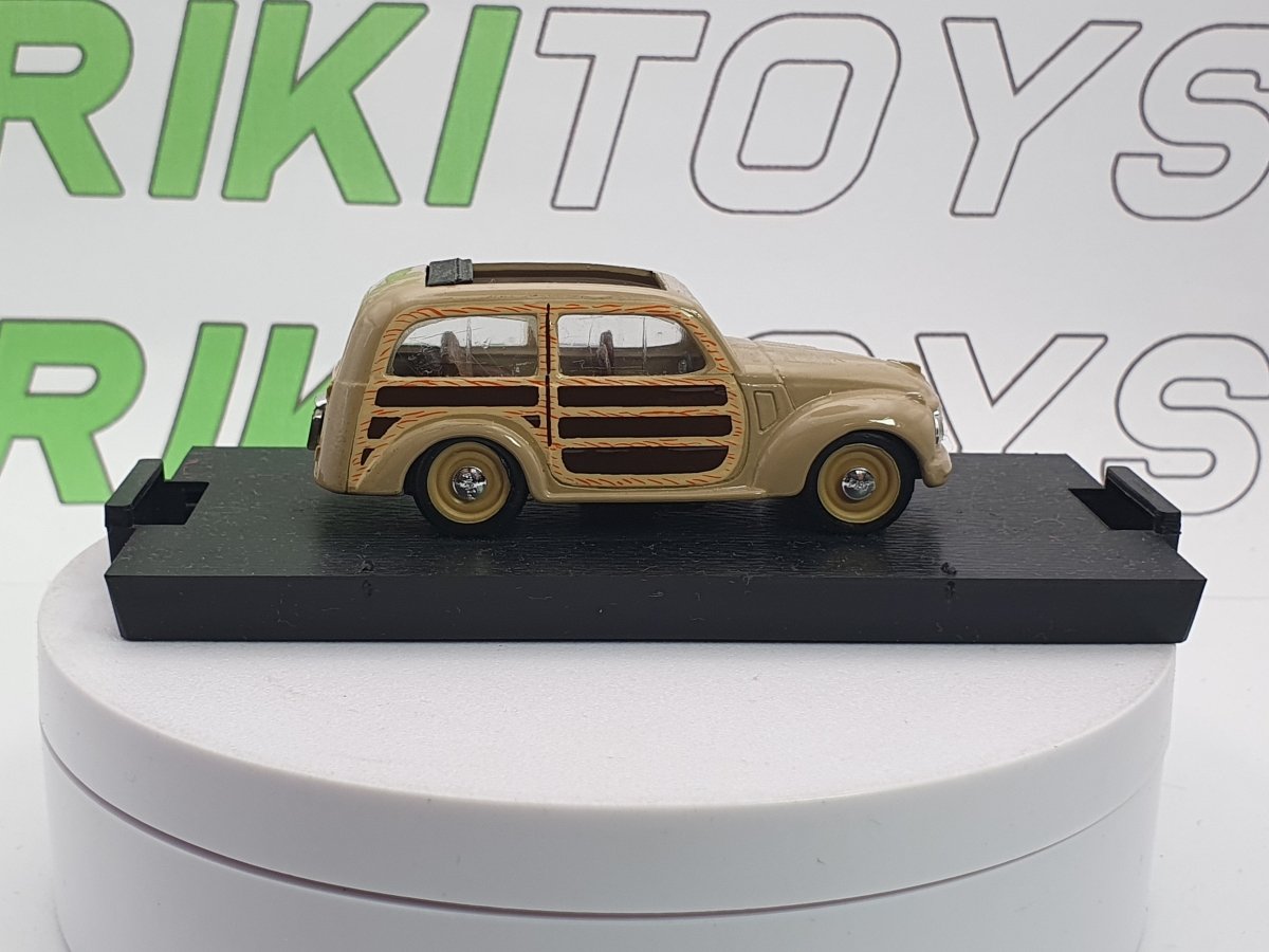Fiat 500C Belvedere Legno Brumm 1/43 Beige 1949 - RikiToys - Brumm