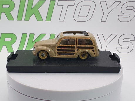 Fiat 500C Belvedere Legno Brumm 1/43 Beige 1949 - RikiToys - Brumm