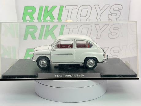 Fiat 600 D Leo Models 1/24 Bianco 1960 - RikiToys - Leo Models
