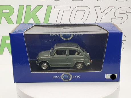 Fiat 600 D Trasformabile Brumm 1/43 Grigio 1960 - RikiToys - Brumm