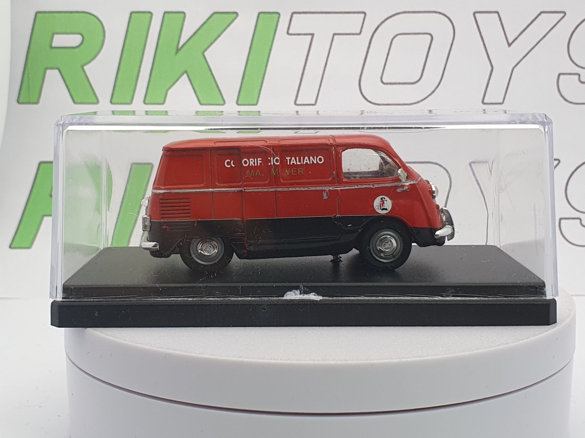 Fiat 600 Furgonato Coriasco Colorificio Giocher 1/43 Rosso 1956 - RikiToys - Giocher