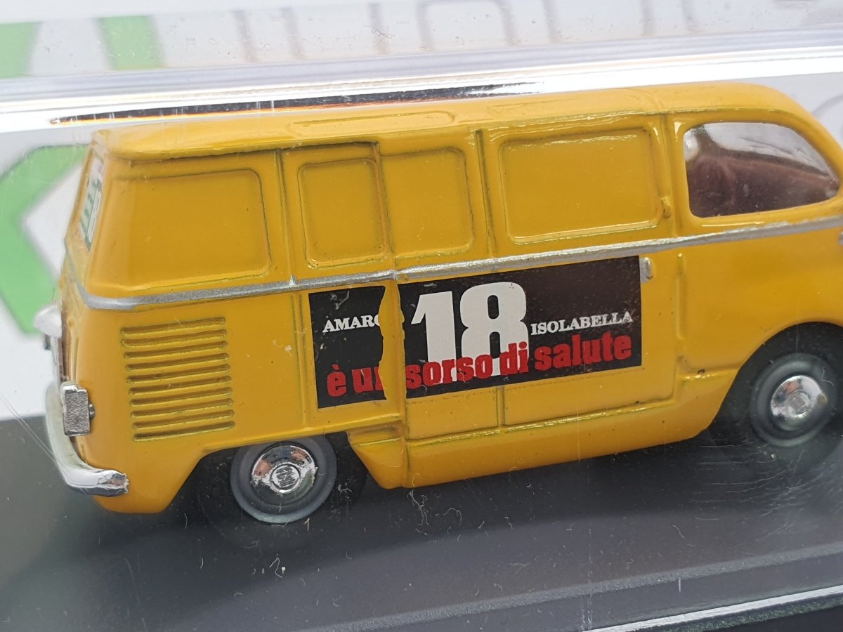Fiat 600 Furgonato Coriasco Giocher 1/43 Giallo 1956 - RikiToys - Giocher