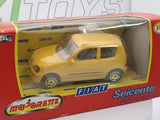 Fiat 600 Sporting Majorette 1/43 Giallo 1999 - RikiToys - Majorette