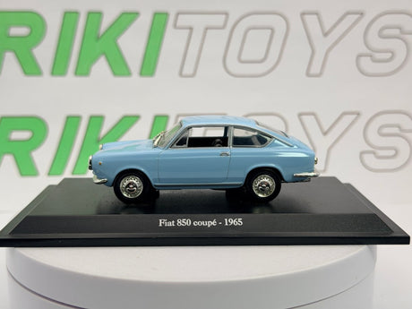 Fiat 850 Coupé Norev 1/43 Azzurro 1965 - RikiToys - Norev