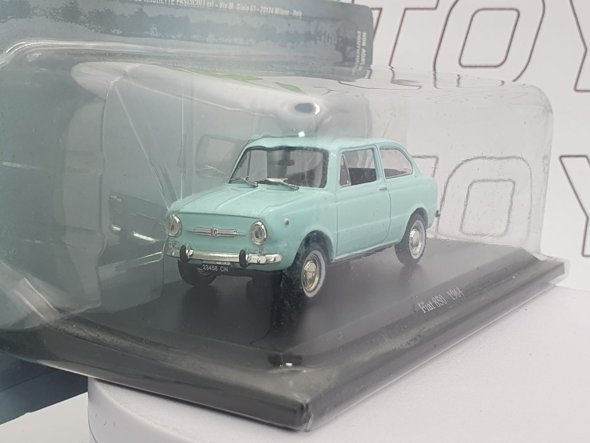 Fiat 850 Norev 1/43 Verde 1964 - RikiToys - Norev