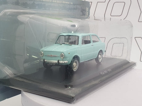 Fiat 850 Norev 1/43 Verde 1964 - RikiToys - Norev