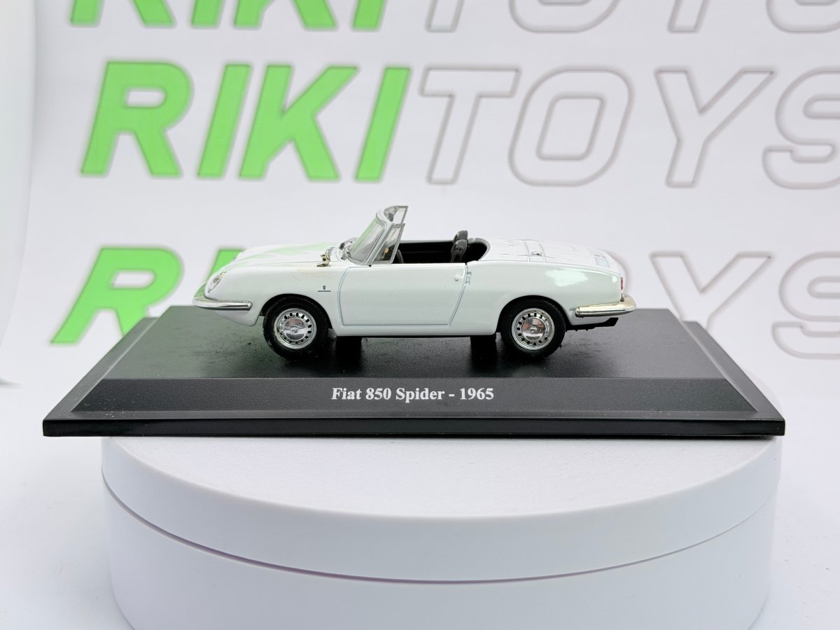 Fiat 850 Spider Norev 1/43 Bianco 1965 - RikiToys - Norev