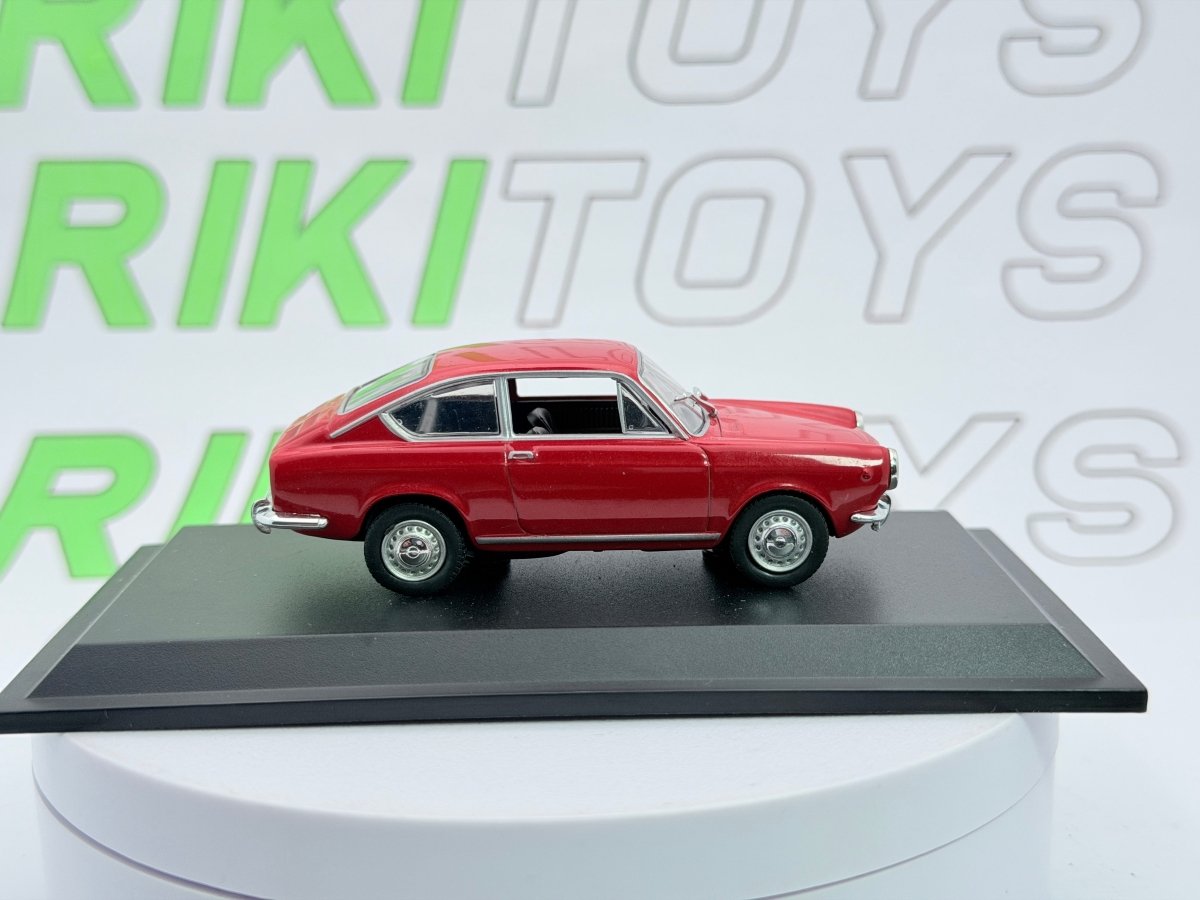 Fiat 850 Sport Coupé Norev 1/43 Rosso 1968 - RikiToys - Norev