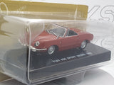 Fiat 850 Sport Spider Edicola 1/43 Rosso 1968 - RikiToys - Edicola