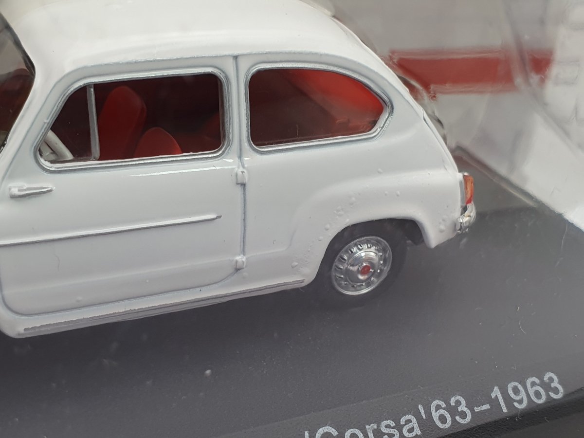 Fiat Abarth 1000 Corsa MetroMo 1/43 Bianco - RikiToys - MetroMo#