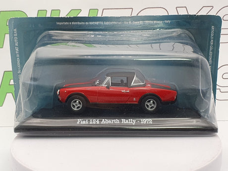 Fiat Abarth 124 Norev 1/43 Rosso 1972 - RikiToys - Norev