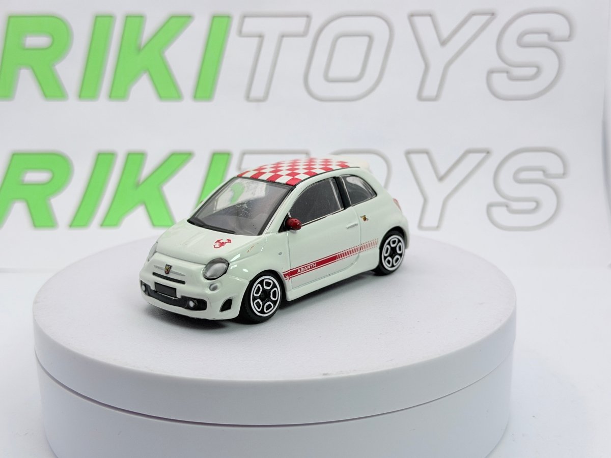 Fiat-Abarth 500 Burago 1/43 Bianco 2008 - RikiToys - Burago#