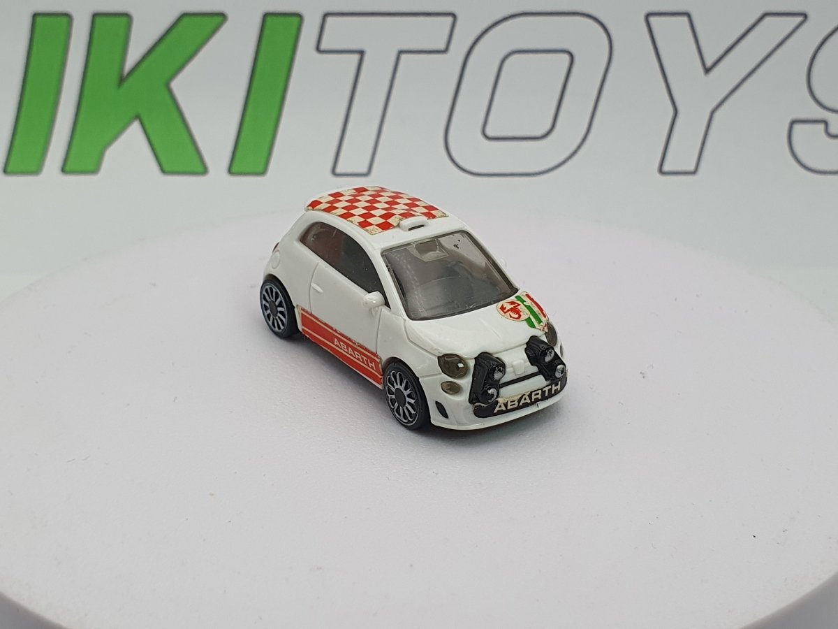 Fiat Abarth 500 Kinder 1/72 Bianco 2008 - RikiToys - Kinder#