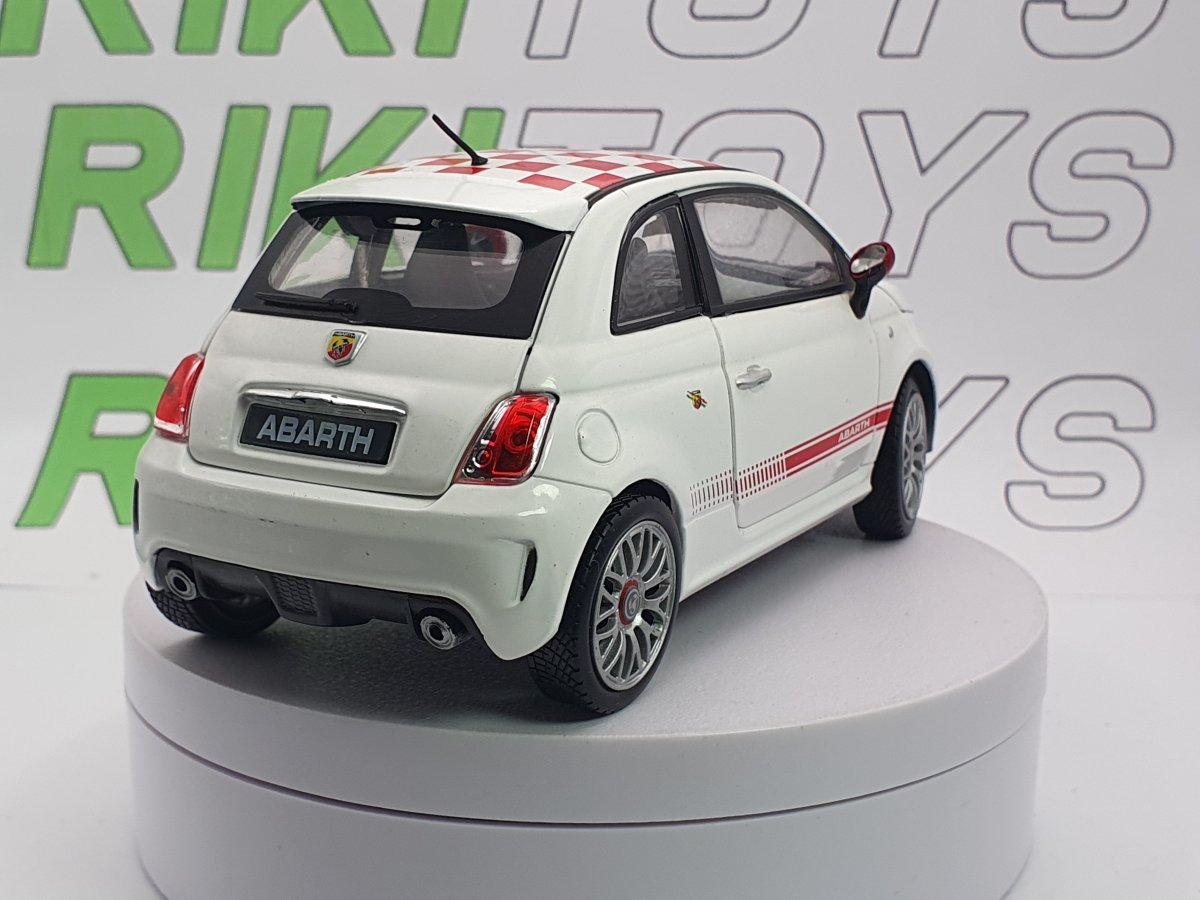 Fiat Abarth 500 Motorama 1/24 Bianco 2008 - RikiToys - Motorama