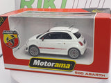 Fiat Abarth 500 Motorama 1/43 Bianco 2008 - RikiToys - Motorama