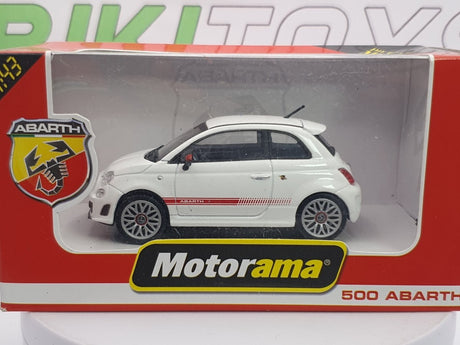 Fiat Abarth 500 Motorama 1/43 Bianco 2008 - RikiToys - Motorama