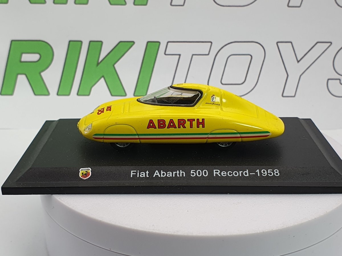Fiat Abarth 500 Record MetroMo 1/43 Giallo 1958 - RikiToys - MetroMo#