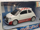 Fiat Abarth 595 Mondo Motors 1/43 Bianco 2008 - RikiToys - Mondo Motors