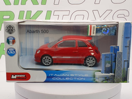 Fiat Abarth 595 Mondo Motors 1/43 Rosso 2008 - RikiToys - Mondo Motors
