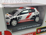 Fiat Abarth Grande Punto Burago 1/43 Bianco 2007 - RikiToys - Burago