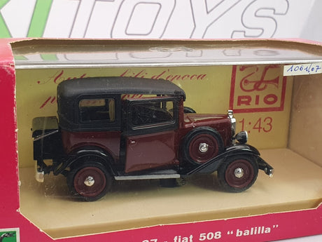 Fiat Balilla 3 marce Rio 1/43 Amaranto 1932 - RikiToys - Rio