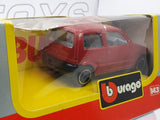 Fiat Cinquecento Burago 1/43 Rosso 1991 - RikiToys - Burago