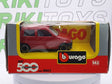 Fiat Cinquecento Burago 1/43 Rosso 1991 - RikiToys - Burago