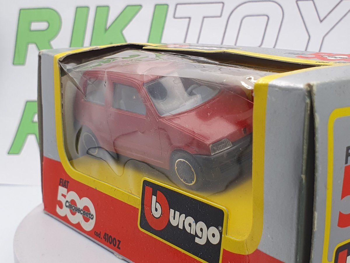 Fiat Cinquecento Burago 1/43 Rosso 1991 - RikiToys - Burago