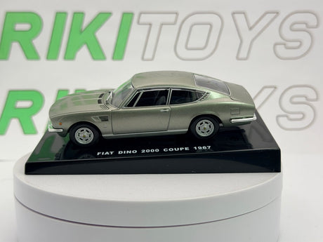 Fiat Dino 2000 Coupè Edicola 1/43 Grigio metallizzato 1967 - RikiToys - Edicola